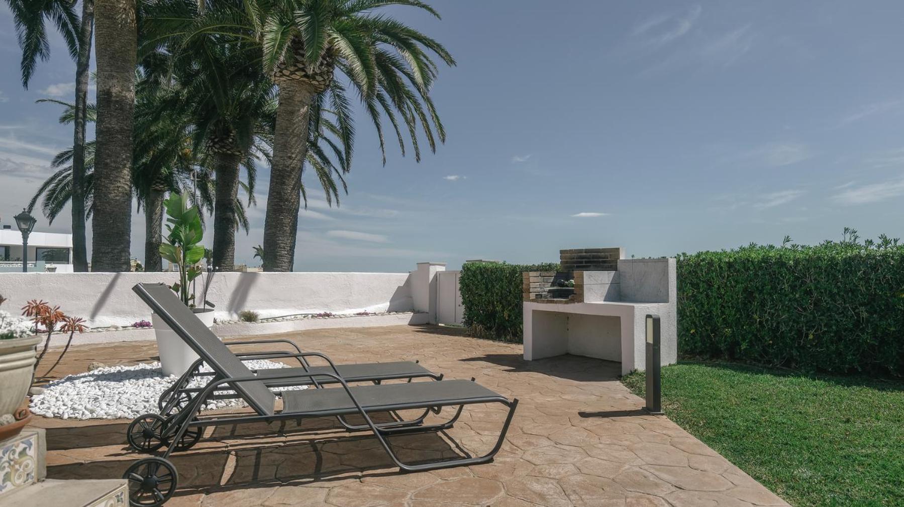 Casa Vesalia A 1A Linea De Mar Con Aa Y Wi-Fi. Villa Vinarós Eksteriør billede